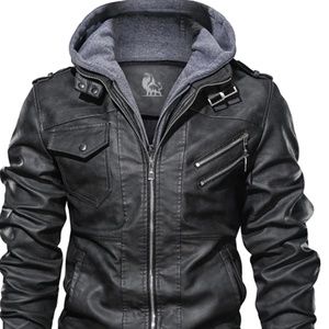 David Outwear Salvador Leather Jacket * NEW * no hoodie